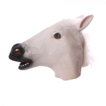 Máscara Halloween Horse Head Animal Latex preta