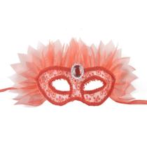 Máscara Halloween Mystical Red Half Face Lady Decorative M