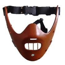 Máscara Hannibals Resin Half Face Cosplay, adereços