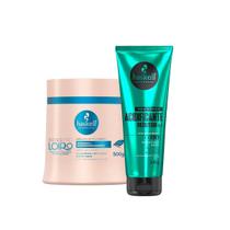 Máscara Haskell Bendito Loiro 500g+Supermáscara Acidificante