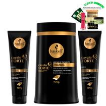 Máscara Haskell Cavalo Forte 900G + 2 Leave In Cavalo Forte