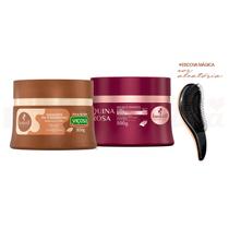Máscara Haskell Doce de Leite + Quina Rosa 300g +Escova
