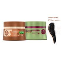 Máscara Haskell Doce de Leite Viçosa + Bananeira 300g+Escova
