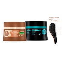Máscara Haskell Doce de Leite Viçosa +Cachos Sim 300g+Escova Máscara Haskell Doce de Leite Viçosa +Cachos Sim 300g+Escova