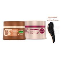 Máscara Haskell Doce de Leite Viçosa + Queratina 300g+Escova