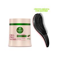 Máscara Haskell Ora Pro Nóbis 500g + Escova Mágica Cabelo