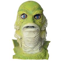 Máscara Hellboys Green Monster Fish Latex para rosto inteiro de Halloween Máscara Hellboys Green Monster Fish Latex para rosto inteiro de Halloween