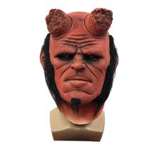 Máscara Hellboyss Latex Face Full Face Cosplay, adereços Máscara Hellboyss Latex Face Full Face Cosplay, adereços