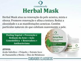 Máscara Herbal Mask Cosmobeauty Peeling Vegetal Pele Acne Máscara Herbal Mask Cosmobeauty Peeling Vegetal Pele Acne