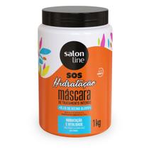 Máscara Hidratação Intensa Sos Óleo de Rícino Salon Line 1Kg