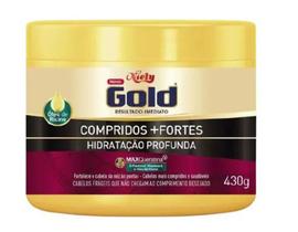 Mascara Hidratacao Profunda Compridos+Fortes Niely Gold 430g