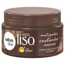 Máscara Hidratação Salon Line Matizadora Meu Liso Castanho Radiante 300g