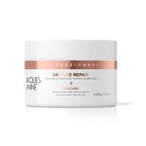 Máscara Hidratação Tratamento Damage Repair Cabelos Ressecados Pontas Duplas Reparação Completa dos Fios 240g, Jacques Janine Máscara Hidratação Tratamento Damage Repair Cabelos Ressecados Pontas Duplas Reparação Completa dos Fios 240g, Jacques Janine