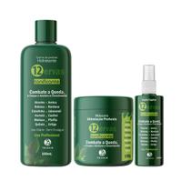 Máscara + Hidratante 500ml+ Loção 180ml Tonificante - Trihair