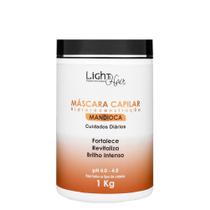 Máscara Hidratante de Mandioca Hidro Reconstrução 1kg Light Hair Máscara Hidratante de Mandioca Hidro Reconstrução 1kg Light Hair