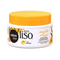 Máscara hidratante salon line meu liso muito + liso 300g
