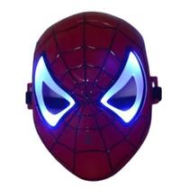 Máscara Homem Aranha com Luz de LED