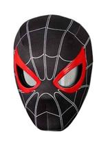 Máscara Homem Aranha Preta Cosplay Olhos Moveis Máscara Homem Aranha Preta Cosplay Olhos Moveis