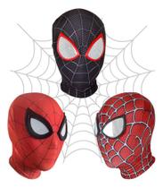 Máscara Homem Aranha Spider Cosplay Miles Morales Realista - 88 Brinquedos