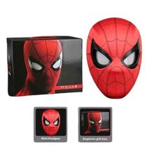 Máscara Homem Aranha Vermelha Cosplay Olhos Moveis