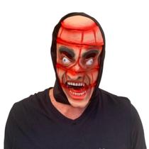 Máscara Homem Fatiado Fantasia Assustadora Halloween Carnaval Cosplay Terror Dia das Bruxas