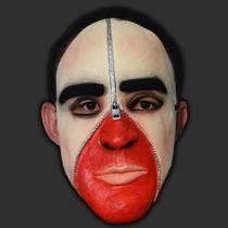 Máscara Homem Zíper Terror Carnaval Halloween - Spook Elástico