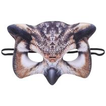 Máscara Hosfairy Halloween Owl Masquerade Animal Brown