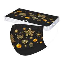 Máscara impressa protetora descartável de três camadas para adultos Máscara impressa protetora descartável de três camadas para adultos