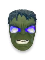 Máscara Incrivel Hulk Com Luz Led Herói Infantil P/ Criança - FLJ