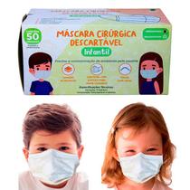 Máscara Infantil Descartável Tripla Filtro Meltblown 50 Unidades - ANYMASK