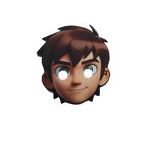 máscara Infantil Realista BEN 10 3D Envio Imediato ! máscara Infantil Realista BEN 10 3D Envio Imediato !