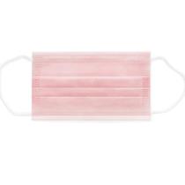 Máscara Infantil Tnt Descartável Tripla C Elástico Rosa 100U