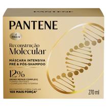 Máscara Intensiva Pantene Reconstrução Molecular Caixa 270ml Máscara Intensiva Pantene Reconstrução Molecular Caixa 270ml