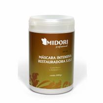 Máscara Intensiva Restauradora S.O.S Midori 1Kg Para Todos os Tipos de Cabelos Maciez Brilho Intenso Reconstrução Hidratação Nutrição Máscara Intensiva Restauradora S.O.S Midori 1Kg Para Todos os Tipos de Cabelos Maciez Brilho Intenso Reconstrução Hidratação Nutrição