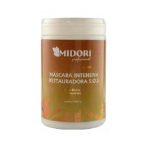 Máscara Intensiva Restauradora SOS Midori 1Kg hidratação profissional cabelos lavatório salão