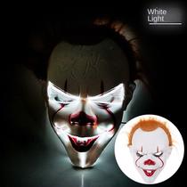 Mascara It A Coisa Com Led Neon Halloween Festa Susto Neon Pennywise