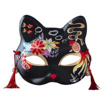 Máscara Japanese Fox Cat Cosplay Masquerade Party Adultos