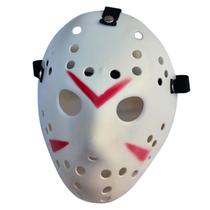 Máscara Jason branca Terror Sexta Feira Halloween Máscara Jason branca Terror Sexta Feira Halloween