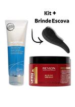 Mascara Joico Moisture 250ml e Mascara Revlon Uniq One 300gr + Escova Exclusiva