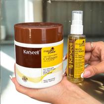 Máscara Karseell collagen 500gr e Óleo Essense 50 ml