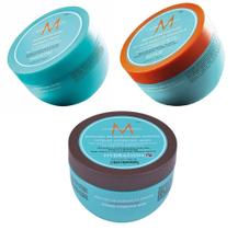 Mascara Kit 3un Cronograma Capilar 250g Moroccanoil