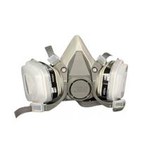 Máscara Kit Repirador Semifacial 6200 com Cartucho para Vapores Orgânicos 6001 CA - 4115 3M