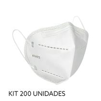 Máscara KN95 Proteção Respiratória 5 Camadas Reutilizável Kit 200