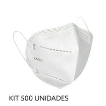 Máscara KN95 Proteção Respiratória 5 Camadas Reutilizável Kit 500 - Kingleen