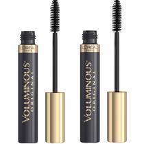 Mascara L'Oreal Paris Makeup Voluminous Original Black, pacote com 2 unidades