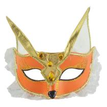 Máscara Lace Fox Party Half Face Cover Cosplay Show Prop