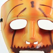 Máscara Laranja Sem Face Fantasia Halloween Festa