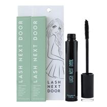 Mascara LASH NEXT DOOR, resistente à água, preto, volume, pacote com 2 unidades Mascara LASH NEXT DOOR, resistente à água, preto, volume, pacote com 2 unidades