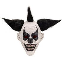 Máscara Látex Palhaço Cabelo Espetado Macabro Terror Halloween