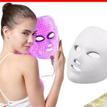 Máscara Led 7 Cores Tratamento Facial Fototerapia Estética. - TopVendaRj